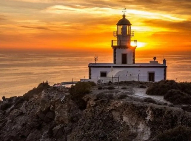 Akrotiri Lighthouse (Akrotiri) South Aegean - Santorini - Greece