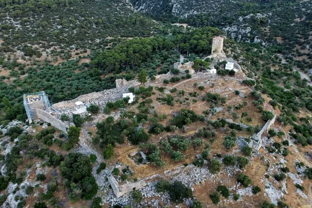 Ancient Fortress of Aigosthena (Porto Germeno) Attica - Greece