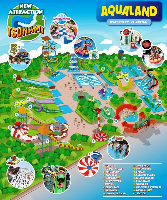 Aqualand El Arenal (El Arenal) Mallorca - Mallorca - Spain