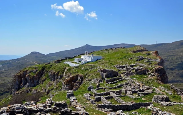 Castle Faneromeni (Korthi) South Aegean - Andros - Greece