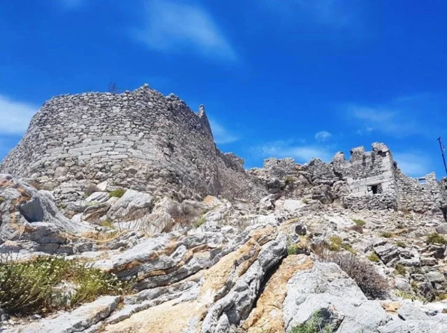 Castle of Megalo Chorio (Megalo Chorio) South Aegean - Tilos - Greece