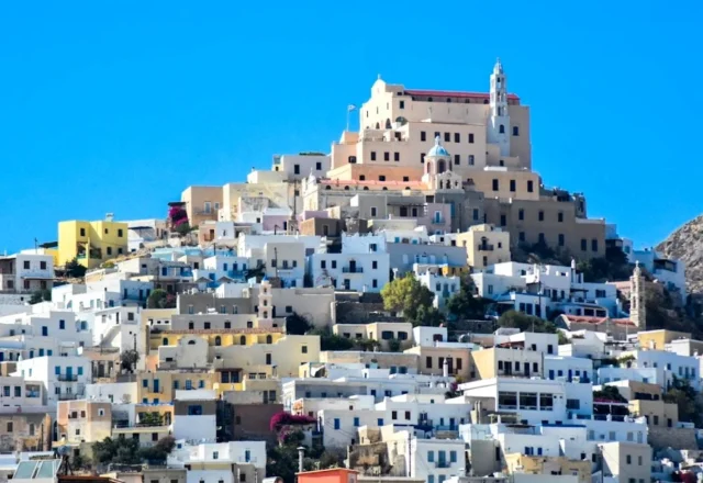 Catholic Cathedral of Saint George (Ano Syros) South Aegean - Syros - Greece