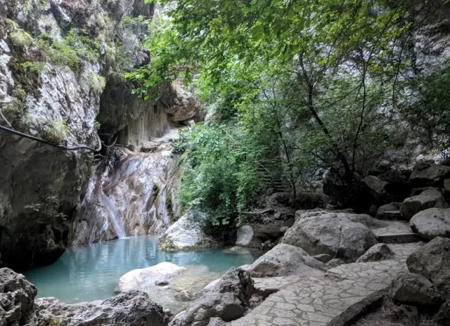 Dimosari Waterfall (Nydri) Ionian Islands - Lefkada - Greece