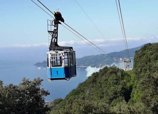 Funivia Rapallo-Montallegro-Stazione a valle (Rapallo) Città Metropolitana di Genova - Italy