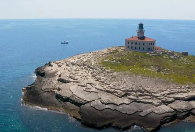 Glavat Lighthouse - Opčina Lastovo - Glavat - Croatia 