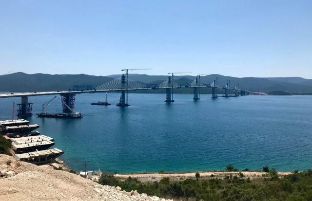 Pelješki most - Opčina Slivno - Croatia