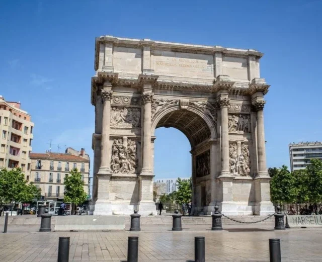 Porte d'Aix (Marseille) Bouches-du-Rhône - France