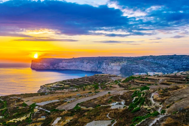 Sanap Cliffs Sunset (Munxar) Munxar - Gozo - Malta