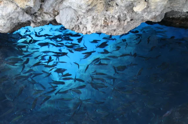 The Blue Eye Cave (Paleokastritsa) Ionian Islands - Corfu - Greece