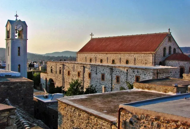 The New Archangels Church (Mesta) North Aegean - Chios - Greece
