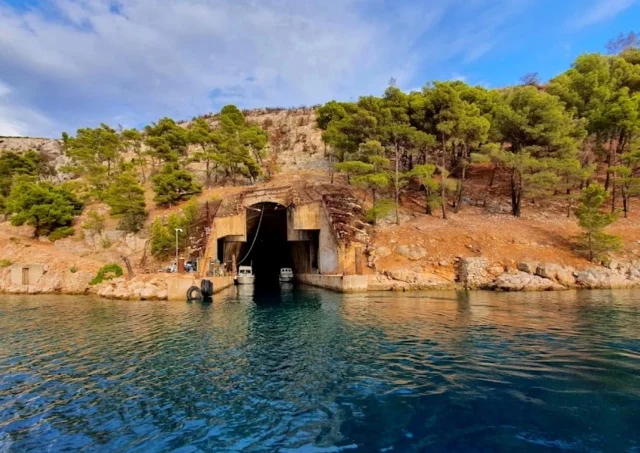 Underground naval dock - Opčina Nerežišča - Brač - Croatia