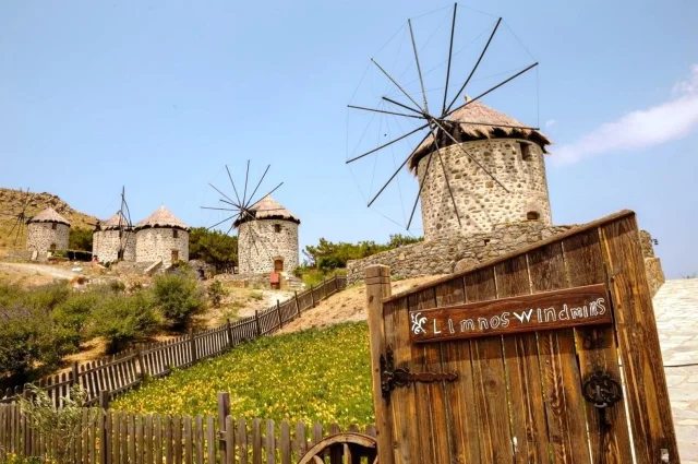 Windmills (Kontias) North Aegean - Limnos - Greece