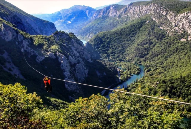 Zipline (Omiš) Opčina Omiš - Croatia