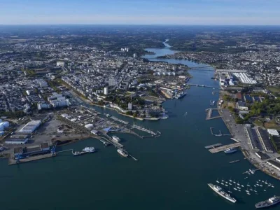 Le Port de Lorient (Lorient) Morbihan - France