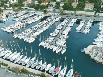 Port du Crouton (Juan-les-Pins-Cap d'Antibes) Alpes-Maritimes - France