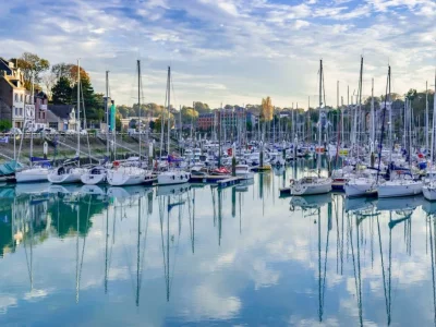 Port du Saint Valery en Caux (Saint-Valery-en-Caux) Seine-Maritime - France