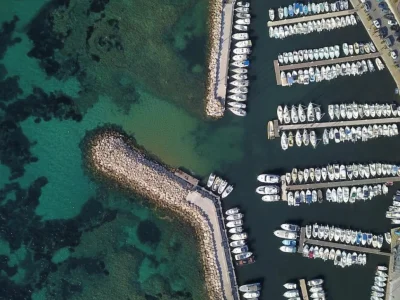Port de la Madrague (Saint-Cyr-sur-Mer) Var - France