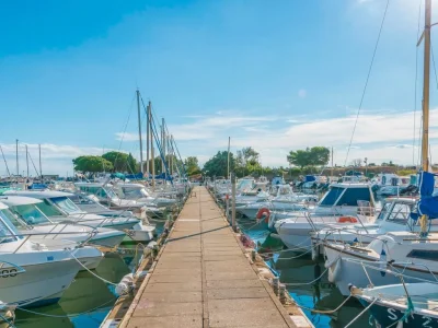 Port de Serignan sur Orb (Serignan) Herault - France