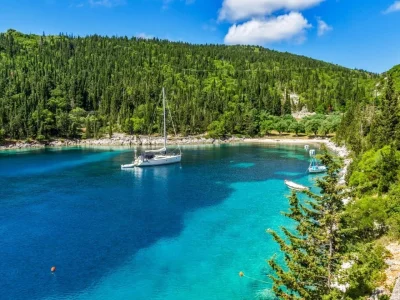 Foki beach, Cave (Fiskardo) Ionian Islands - Kefalonia - Greece