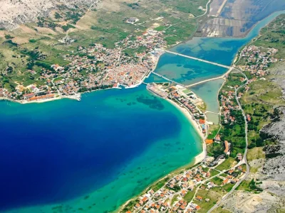 Pag bay (Pag) Opčina Pag - Pag - Croatia