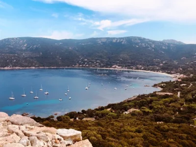 Plage de Campomoro (Belvédère-Campomoro) Corse-du-Sud - Corse - France