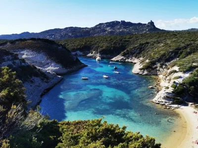 Plage du Fazzio (Bonifacio) Cose-du-Sud - Corse - France