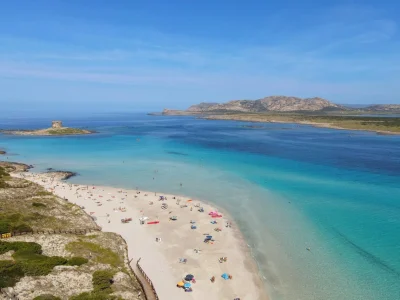 Spiaggia La Pelosa (La Pelosa) Sassari - Sardegna - Italy