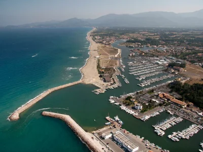 Port de Saint Cyprien (Saint Cyprien) Pyrenees-Orientales - France