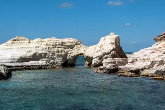 Sea caves-white cliffs