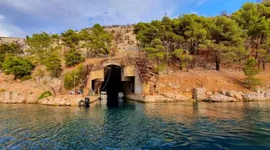 Underground naval dock
